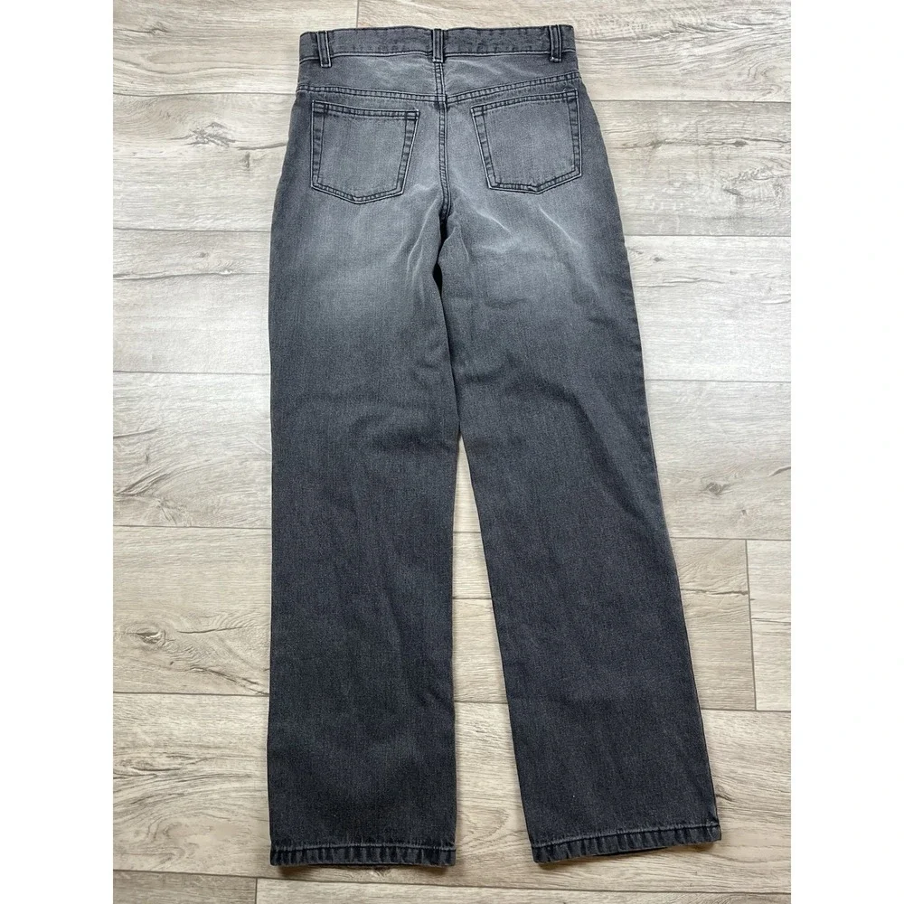 Lands' End Jeans Size 18‎ Kids Mid Rise Stretch Straight Leg Blue Denim NWT